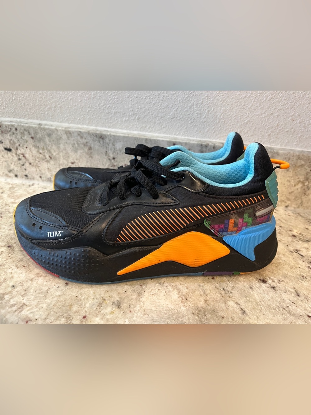 Men’s size 8 Puma X Tetris RS-X running shoes